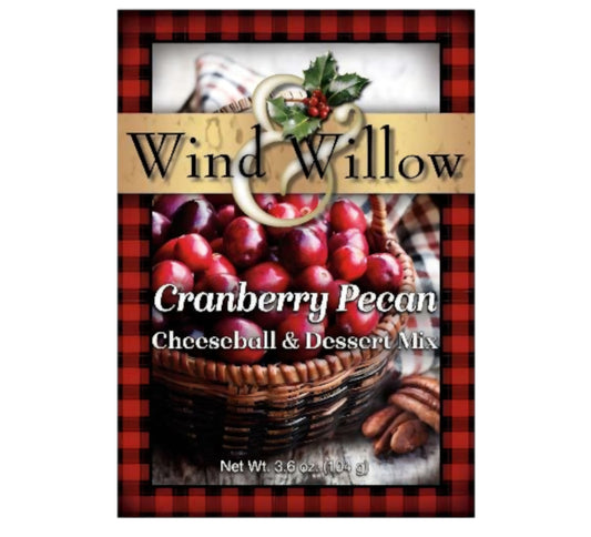 Wind and Willow Holiday - Cranberry Pecan Cheeseball & Dessert Mix