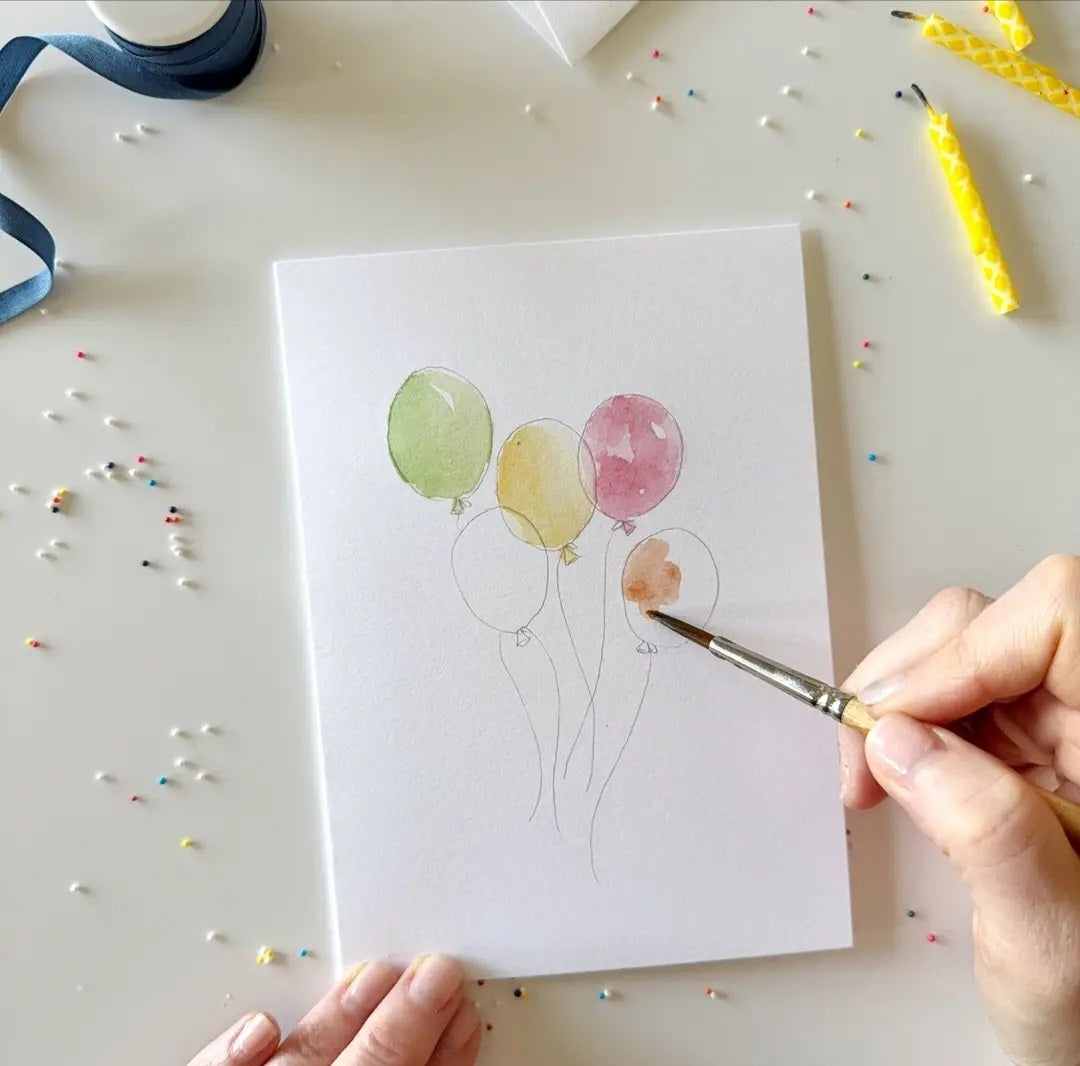 Celebrate Paintable Notecards emily lex studio
