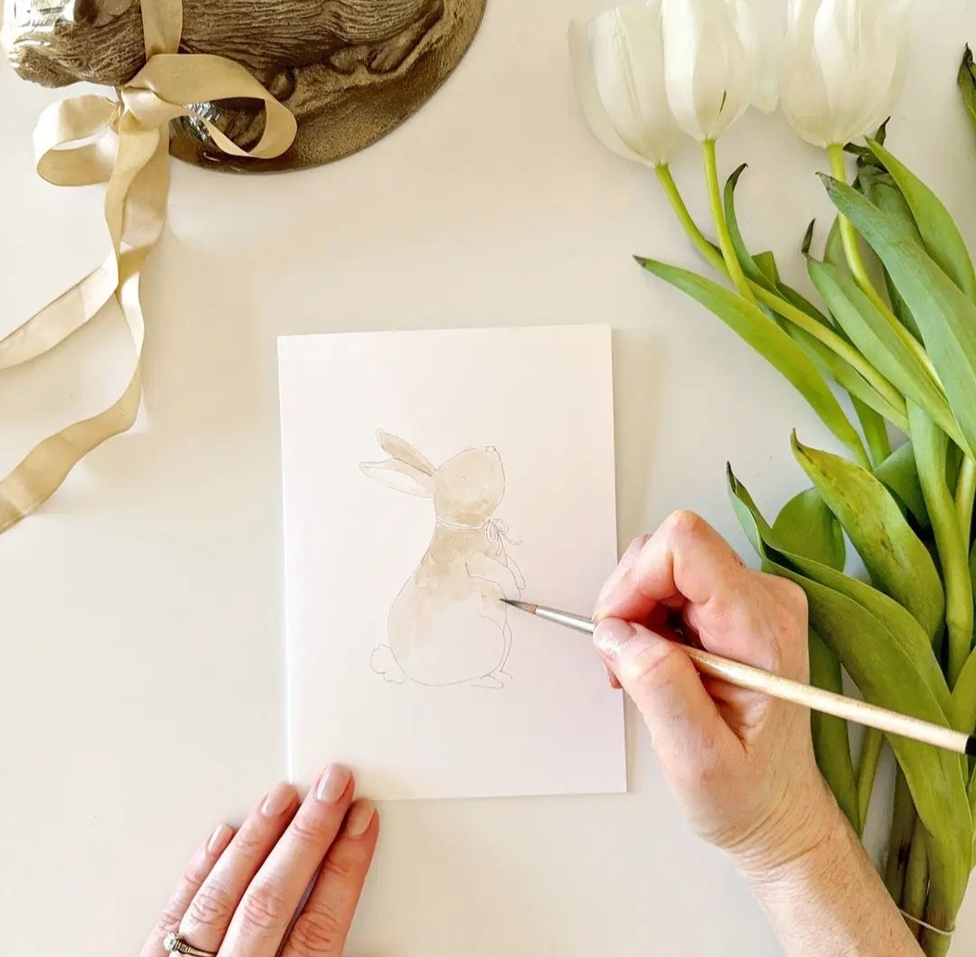 Easter Paintable Notecards emily lex studio