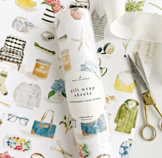 Everyday Things Wrapping Paper Emily lex studio