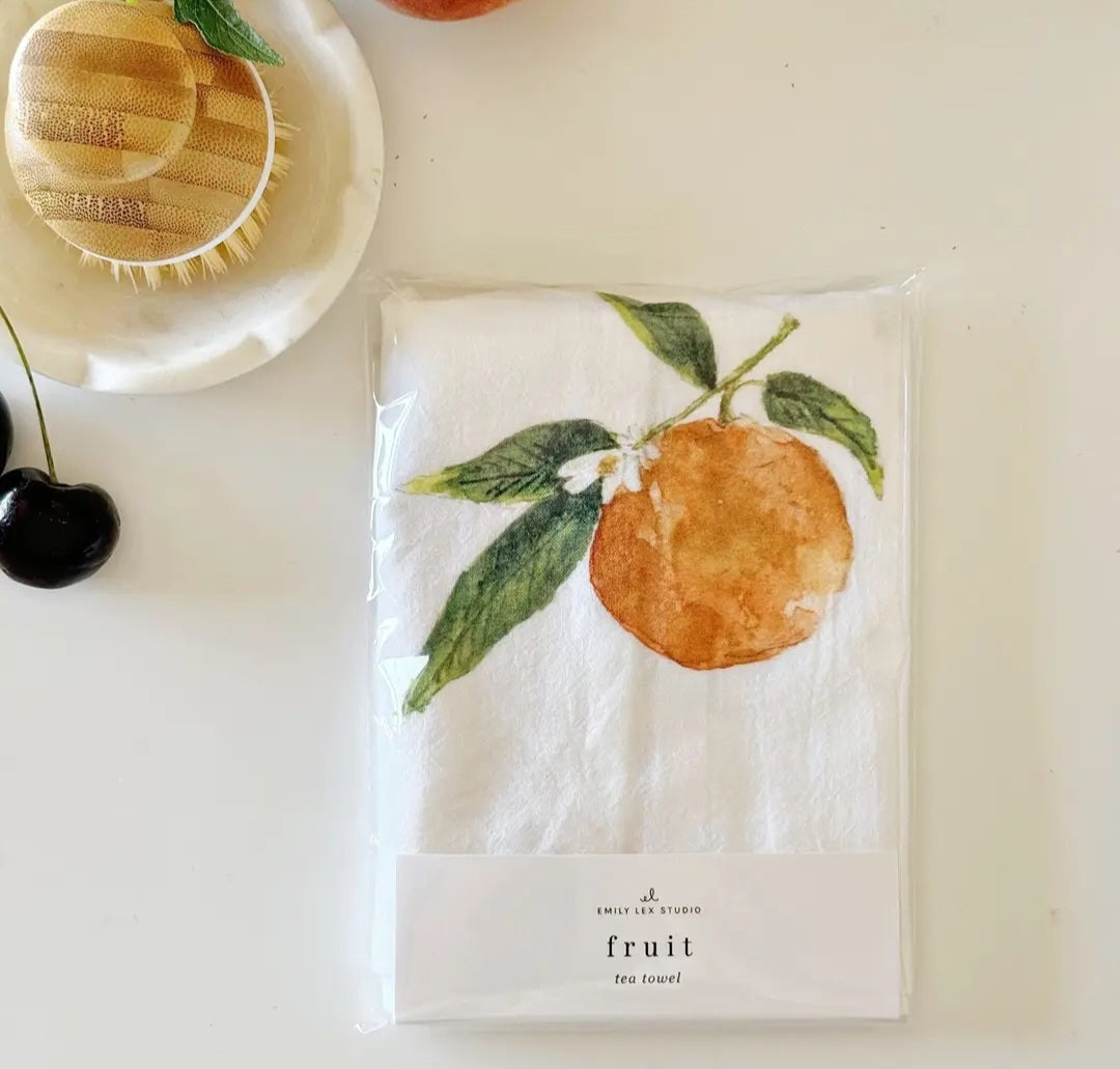 Fruit Tea Towel emily lex designs