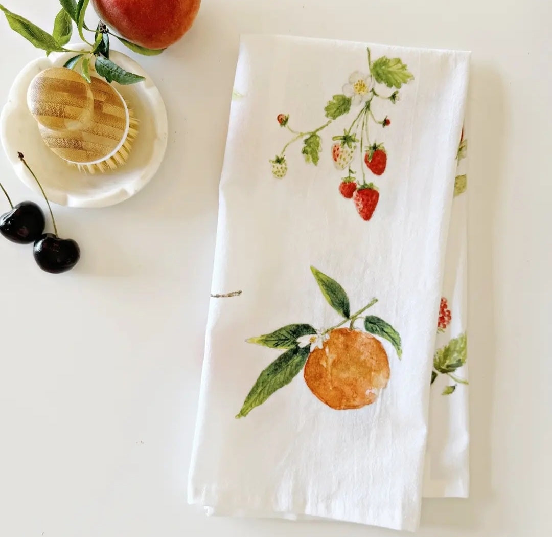 Fruit Tea Towel emily lex designs
