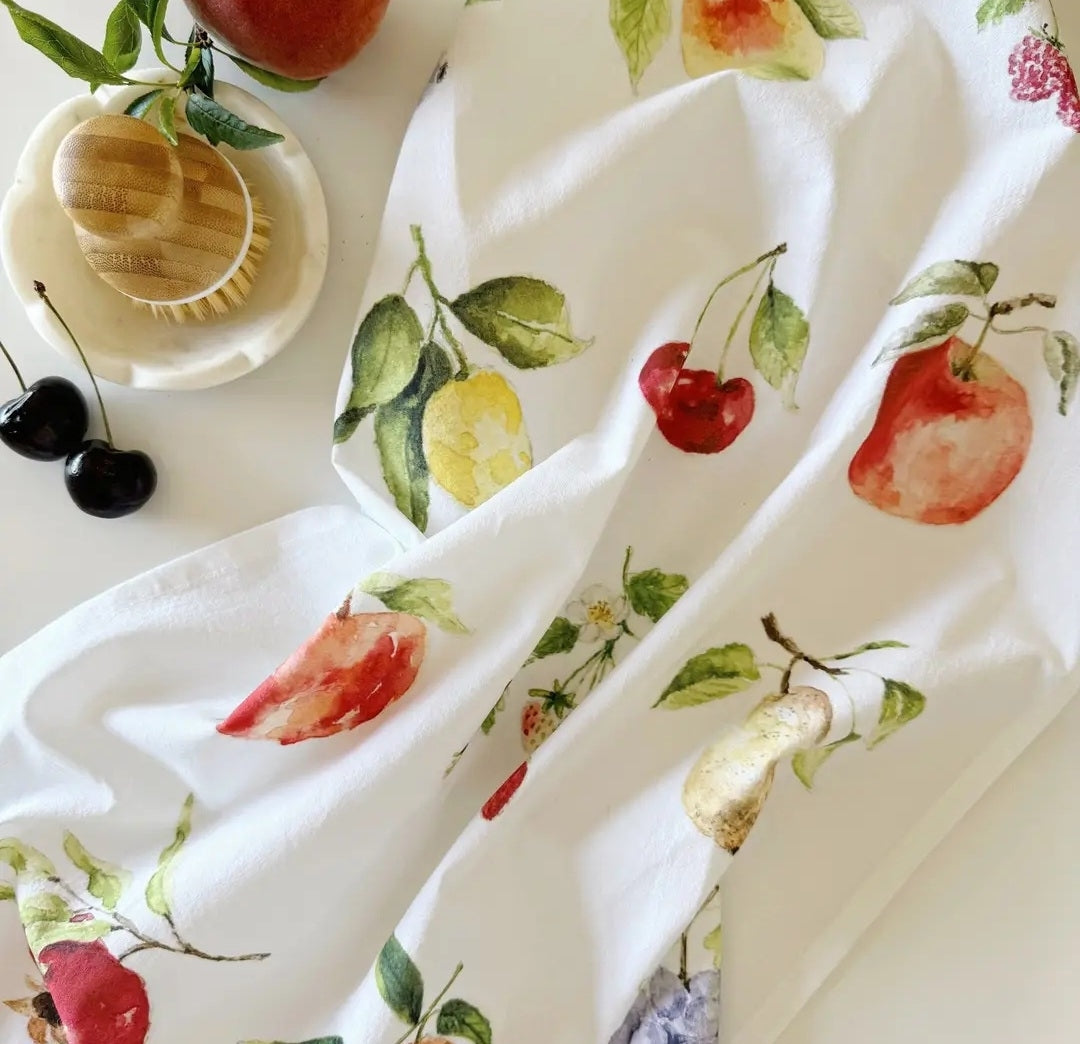 Fruit Tea Towel emily lex designs
