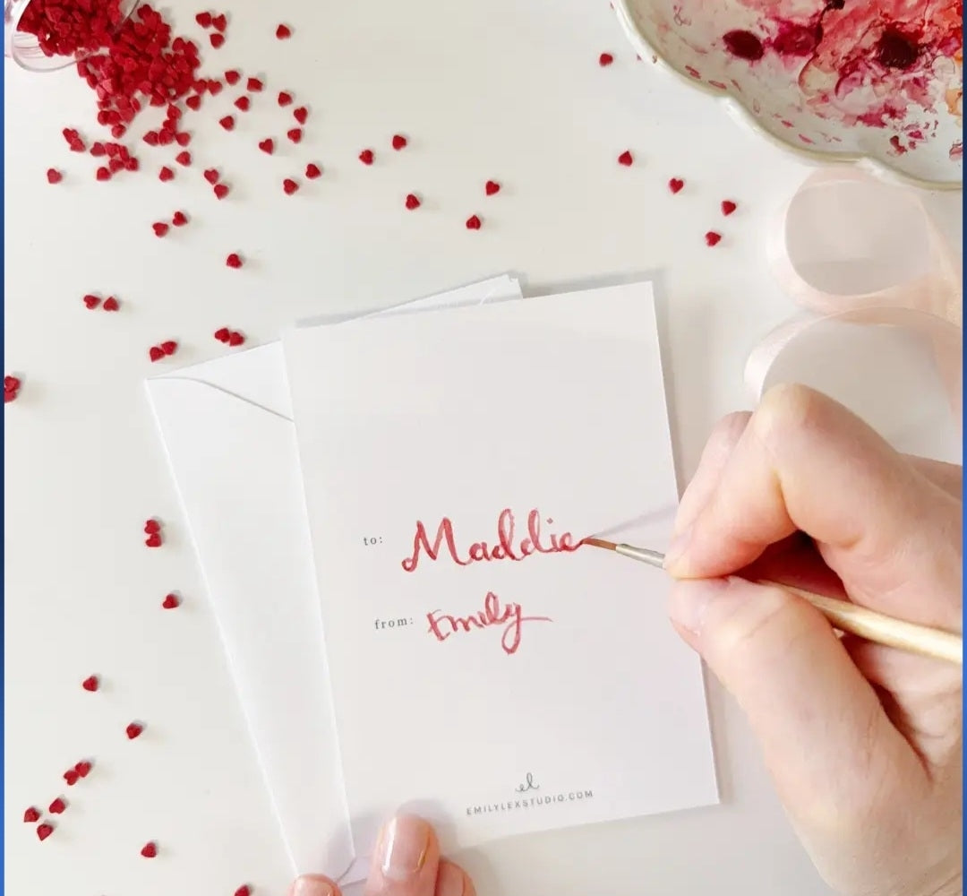 Sweet Treats Paintable Valentine's Watercolor Cards