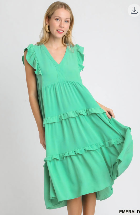 Spring Feeling Tiered Dress