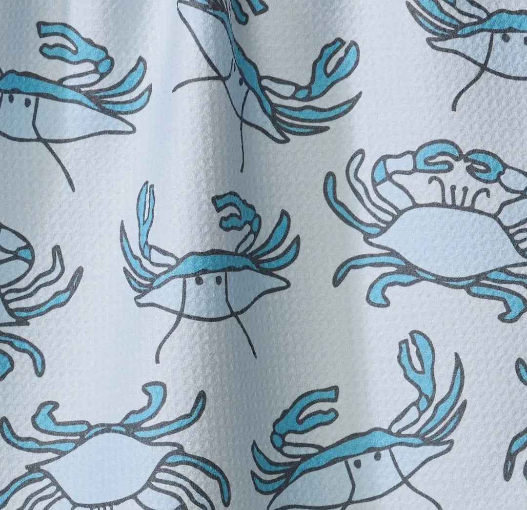 Coastal Crew Geometry Tea Towel