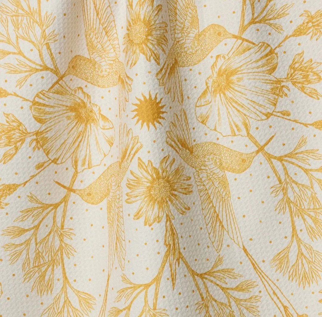 Gilded Necter Geometry Tea Towel
