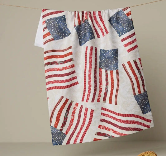 Patchwork Pride Geometry Tea Towel