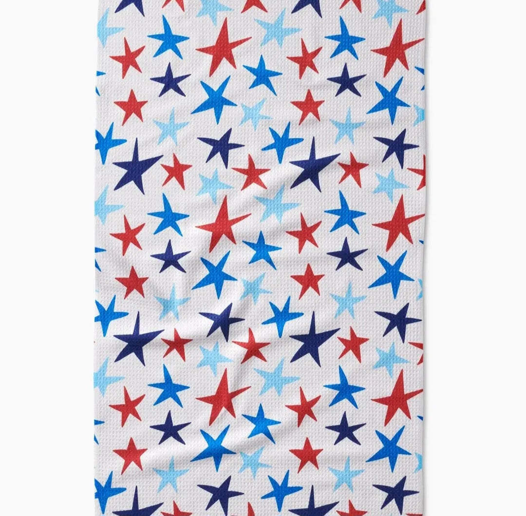 Seeing Stars Geometry Tea Towel