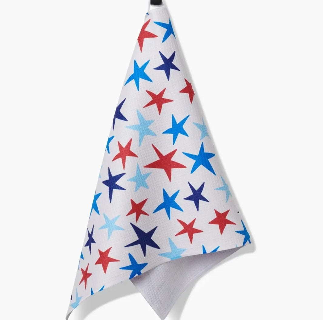 Seeing Stars Geometry Tea Towel