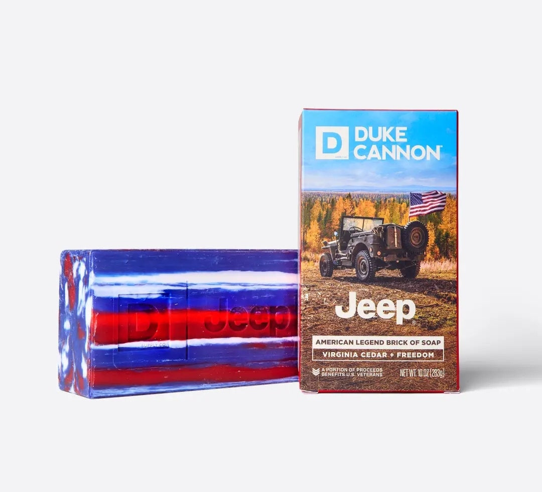 Duke Cannon Jeep Brand Brick of Soap American Legend