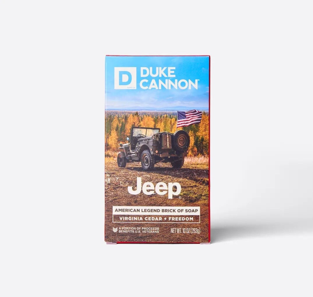 Duke Cannon Jeep Brand Brick of Soap American Legend