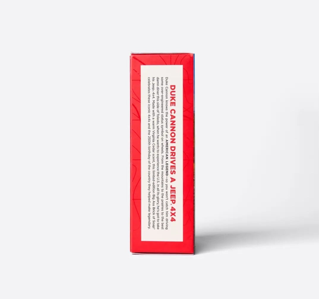 Duke Cannon Jeep Brand Brick of Soap American Legend