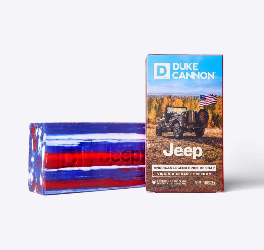 Duke Cannon Jeep Brand Brick of Soap American Legend