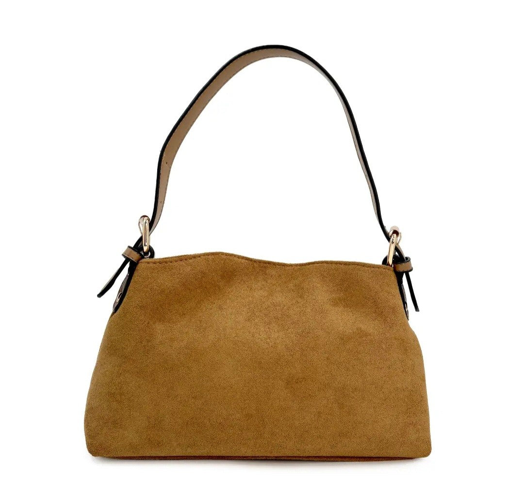 Margo Magnetic Closure Crossbody Camel