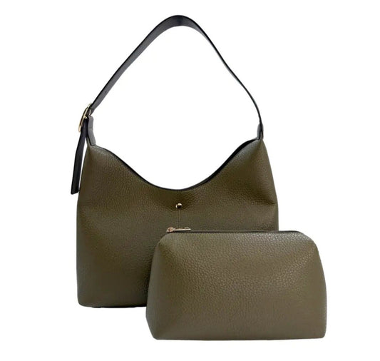 Camille Hobo with Organizer Army Green