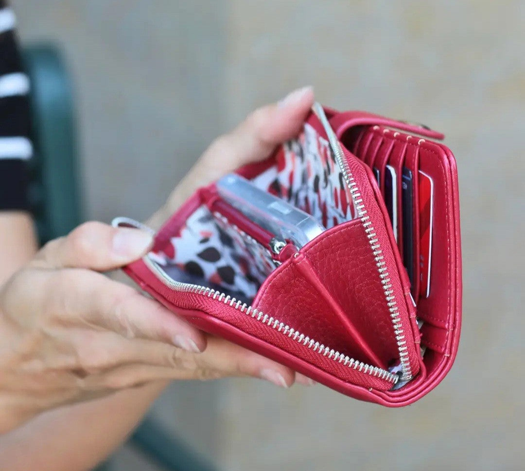Eleanor Wallet Leopard Print