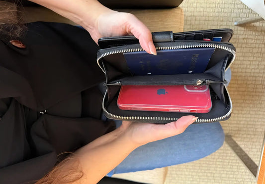 Eleanor Wallet Black Paisley