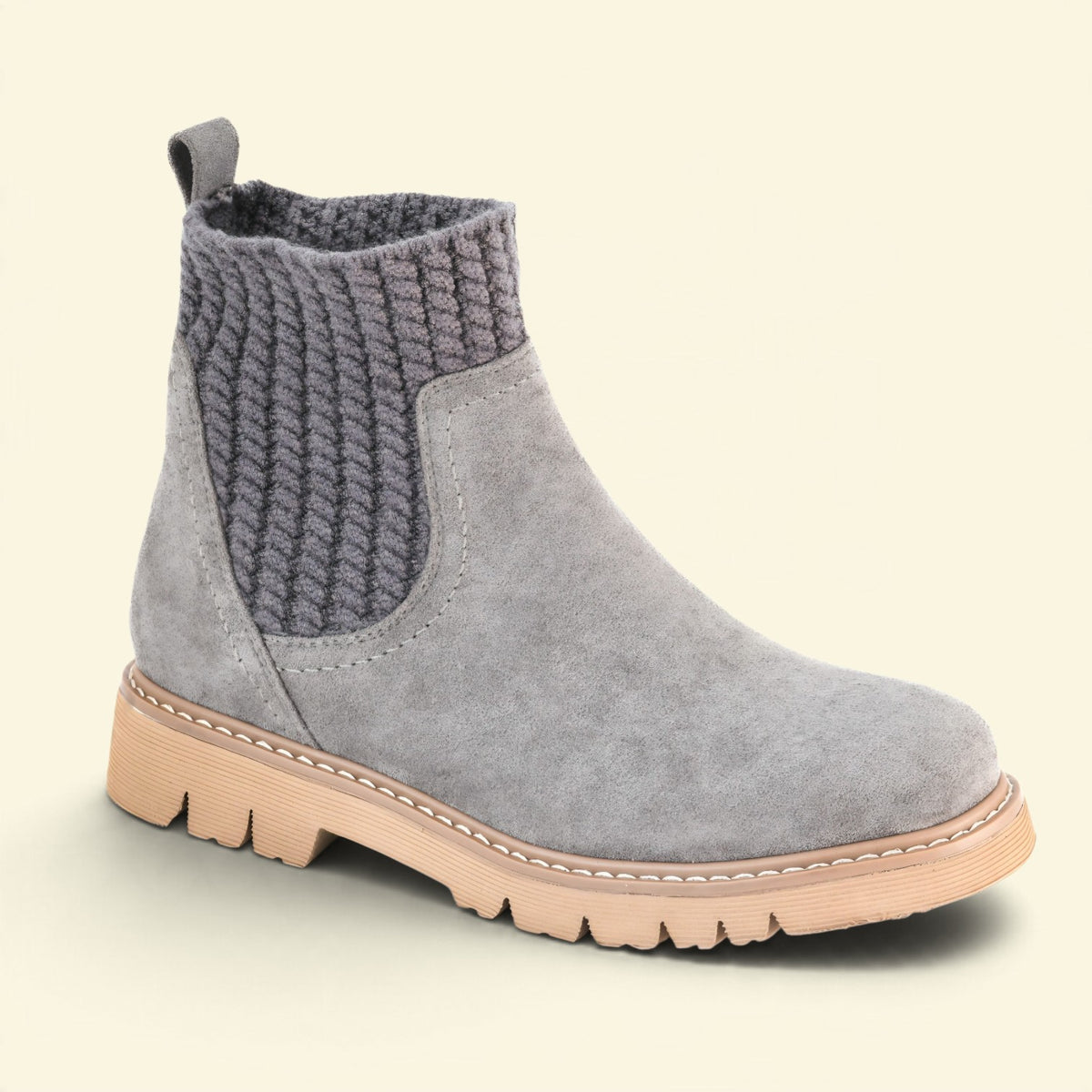 Corkys Keep Me Warm Grey Faux Suede Boot
