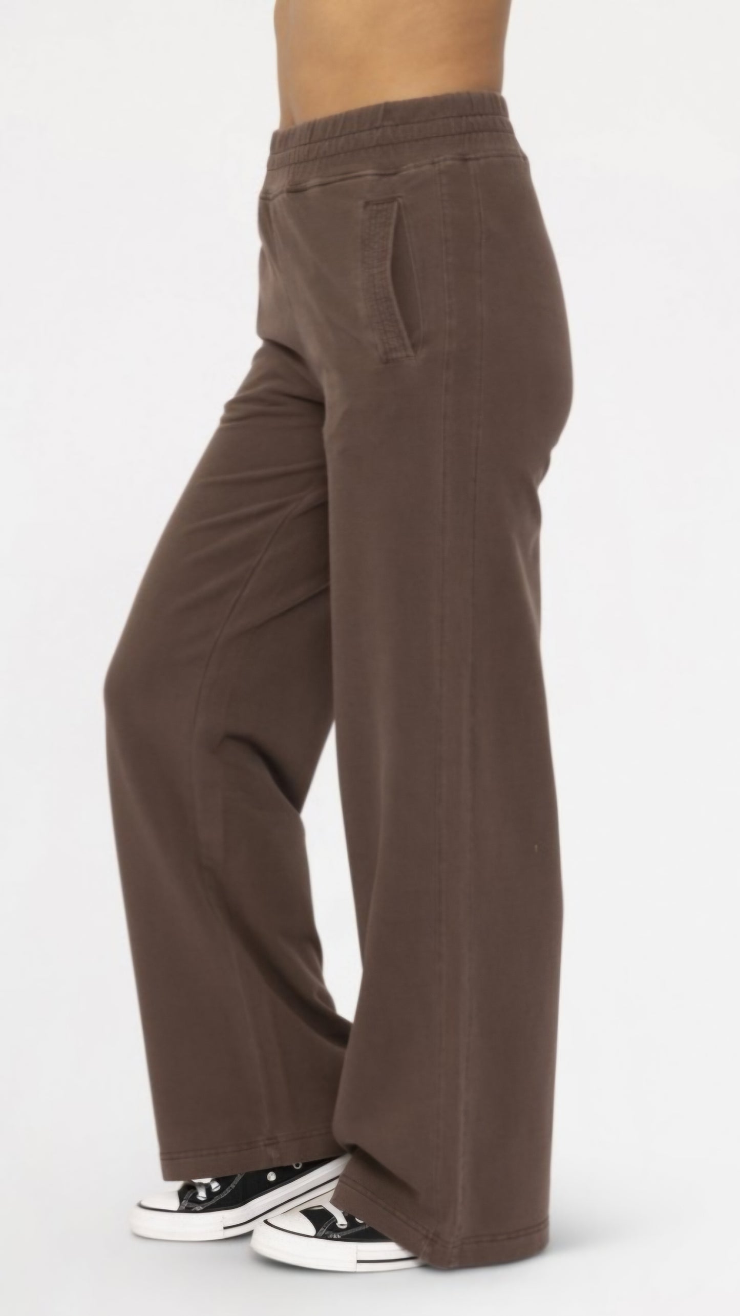 Earthy Embrace French Terry Athleisure Pants