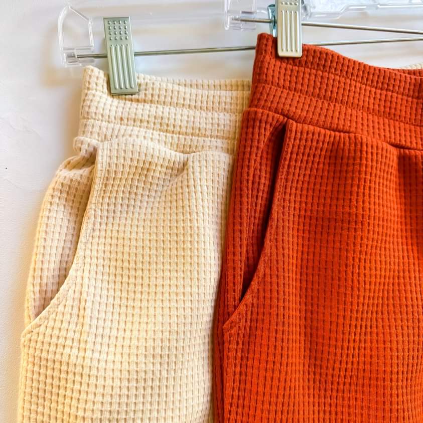 Dreamy Waffle Knit Pants