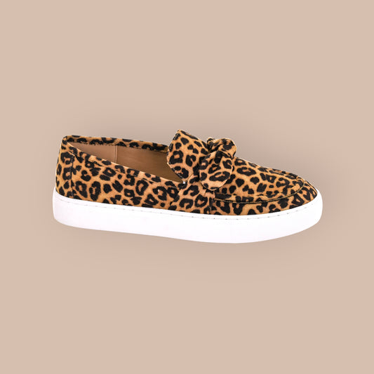 Corkys Why Knot Leopard Slip-On Sneakers