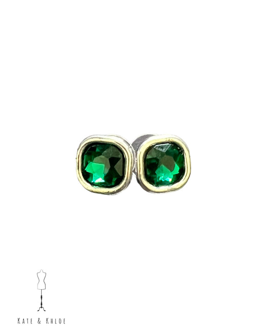 Emerald Gemstone Earrings