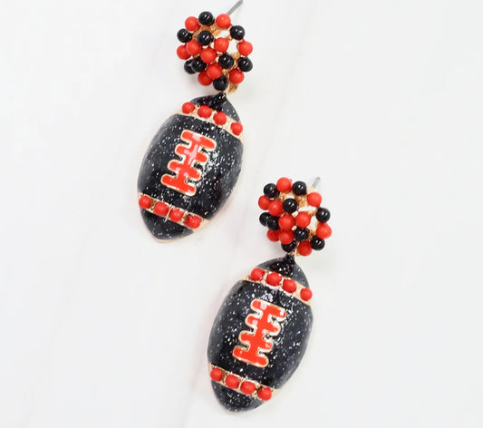 Adler Football Game Day Earrings