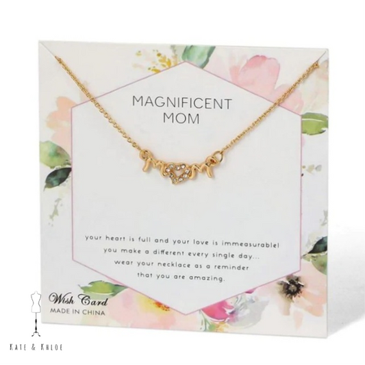 Magnificent Mom gold Necklace