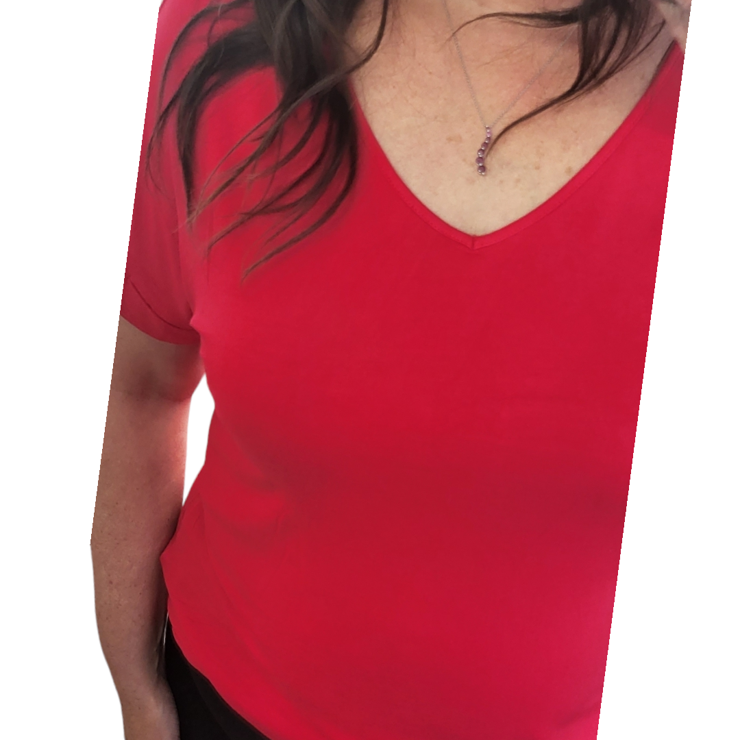 Ruby Red Everyday Top