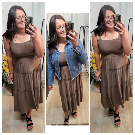 Mocha Midi Dress